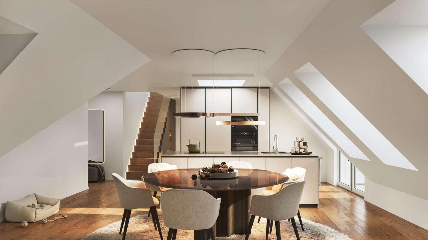 "LUXURIÖSE NEUBAU-3.5-ZIMMER-ATTIKAWOHNUNG mit einzigartiger Dachterrasse"